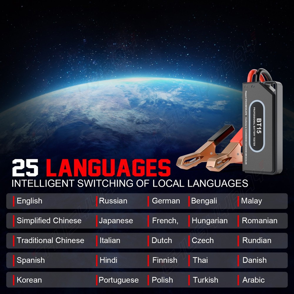 Chusyyray Battery and Electrical System Tester Bluetooth App Enabled