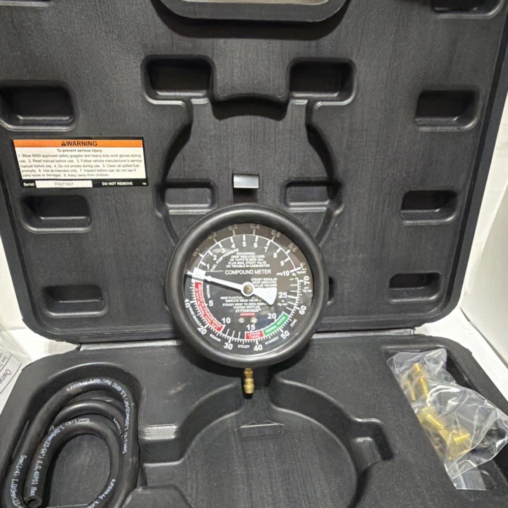 Pittsburgh fuel pump gauge tester