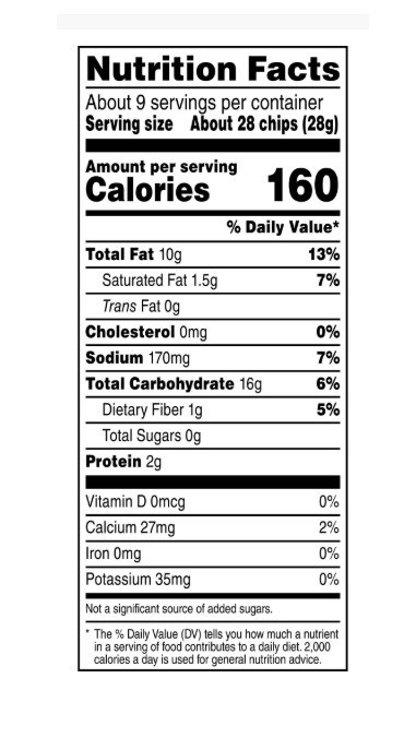 FRITOS SCOOPS Original Corn Chips 9.25 oz Bag - 4 PACK