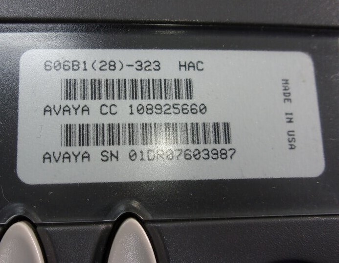 Avaya Lucent 606B1 Callmaster Telephone Console 28-323 SEE NOTES