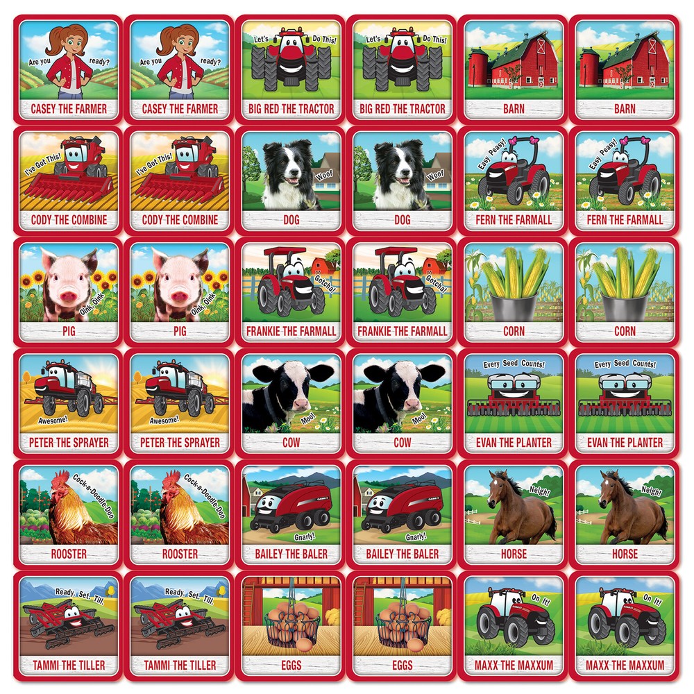 MasterPieces - Case IH - Casey & Friends Matching Game
