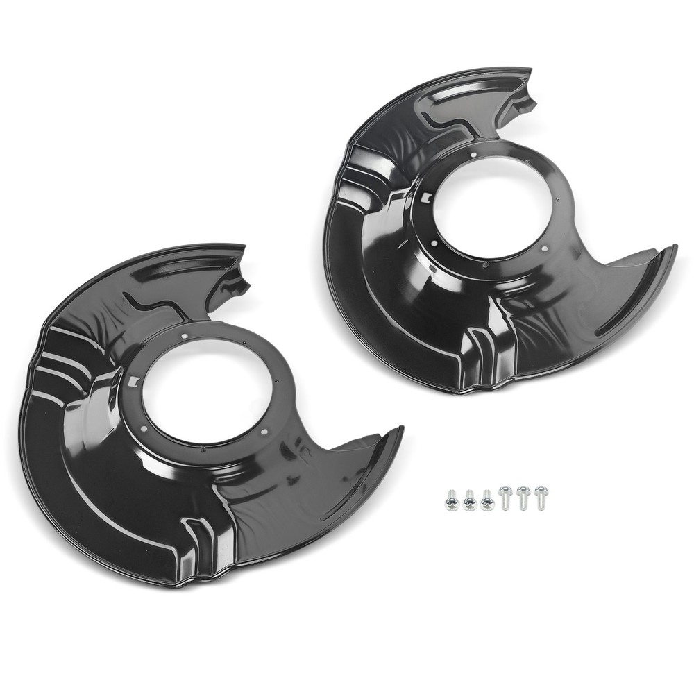 2x Front Left & Right Side Black Brake Dust Shield for Honda CR-V 2012-2016 SUV