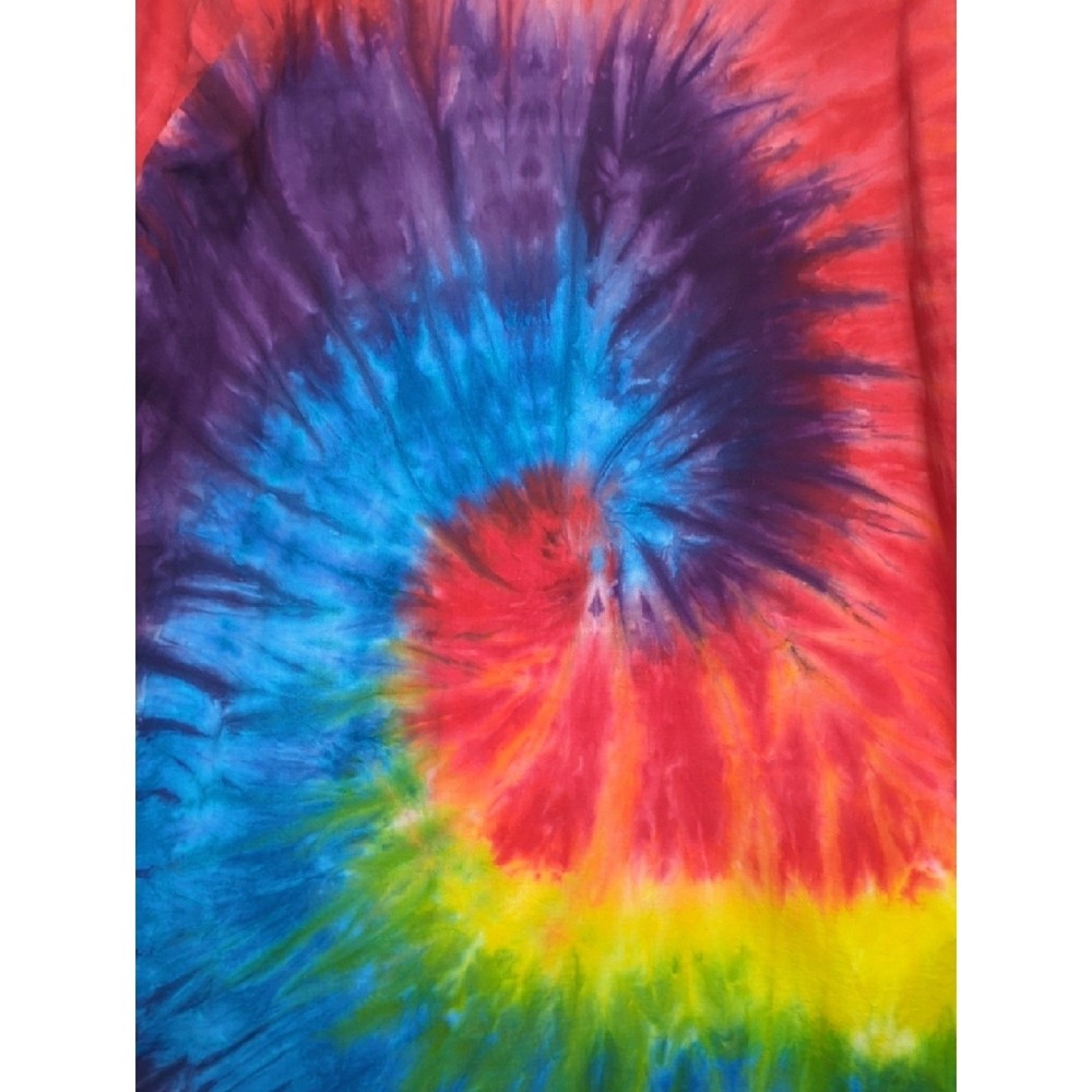 Tie-Dye Colorful Lab Coat THC Laboratory Patch Multicolor Unisex Medium Rainbow