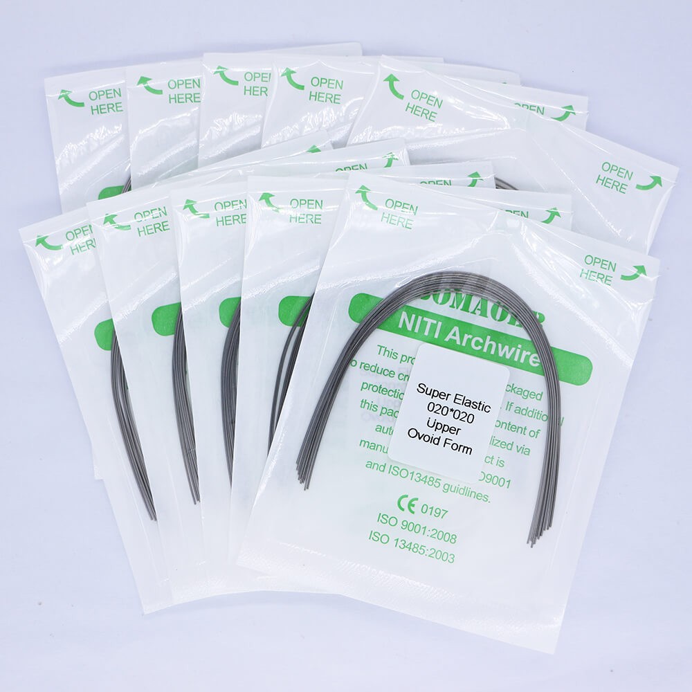 20×Dental Orthodontic Super Elastic Ni-Ti Arch Rectangular Wire Oval 20×20 Upper