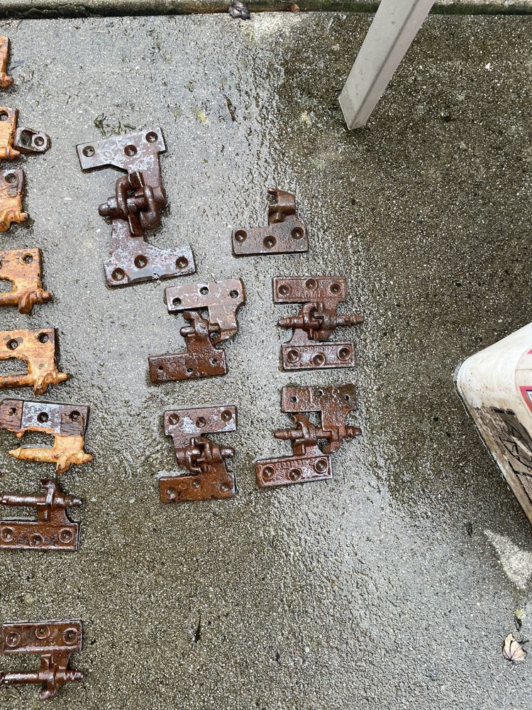Antique Lot Of Shutter Hardware