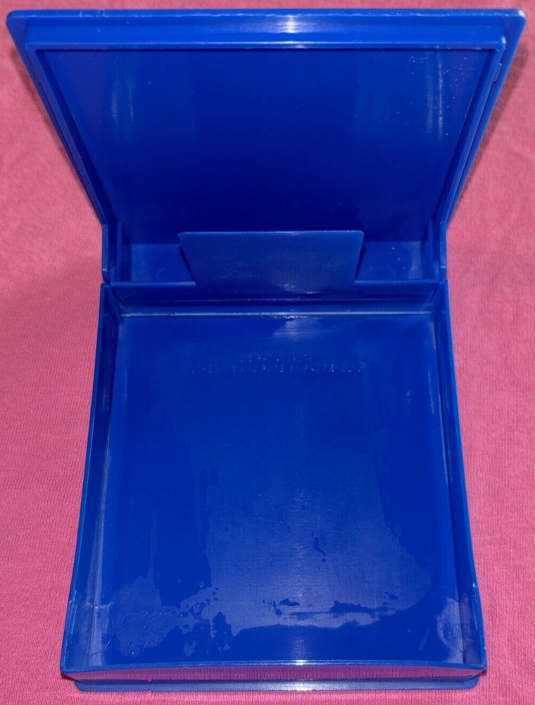 SRW Micro/5 Disk Diskette ComPak Case Plastic w/5 Blue 3.5" (IBM) Disks & Labels