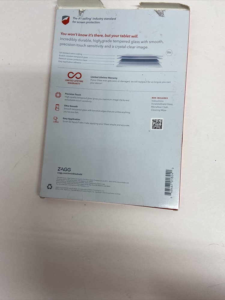 ZAGG INVISIBLE SHIELD GLASS APPLE IPAD MINI 2/3