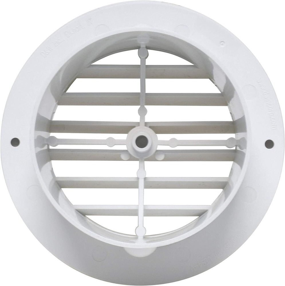 Valterra A10-3345VP Rotating Heating and A/C Register,White