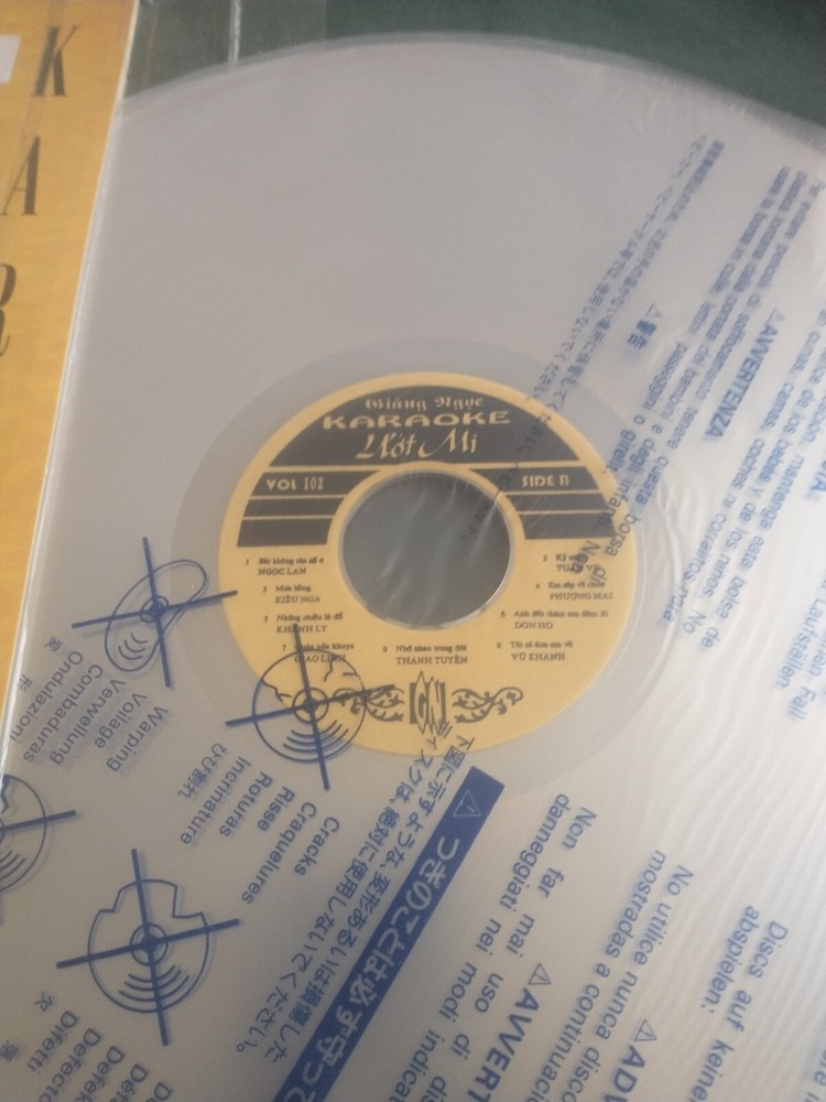 Giang Ngcoc Karaoke Laserdisc Vol 102