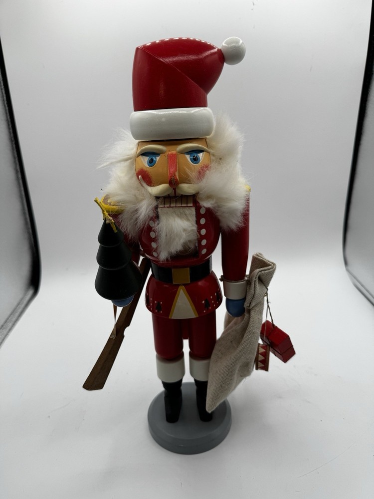 Vintage Vero Germany Santa Claus Nutcracker With Box
