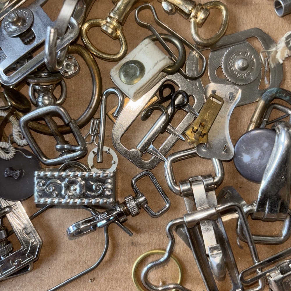 Vintage Mixed Loose Belt Buckles Accessory Etc