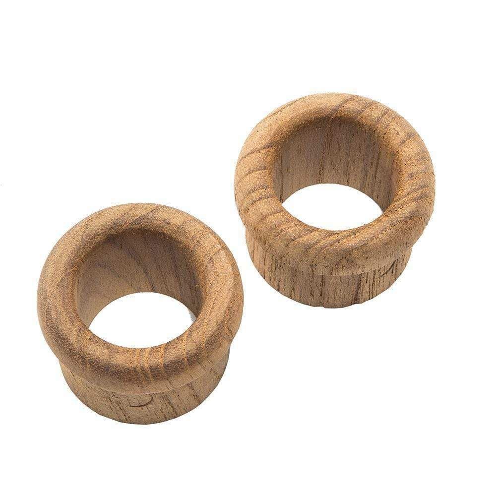 Whitecap Teak Finger Pull 5/8" Barrel 2-pk #60145-A