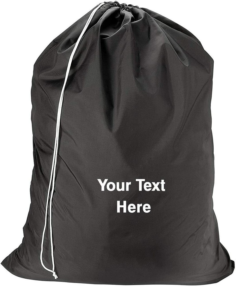 Gilbin Personalized Nylon Laundry Bag - Locking Drawstring Closure