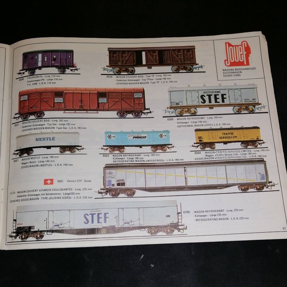 Catalogue Jouef HO 1976