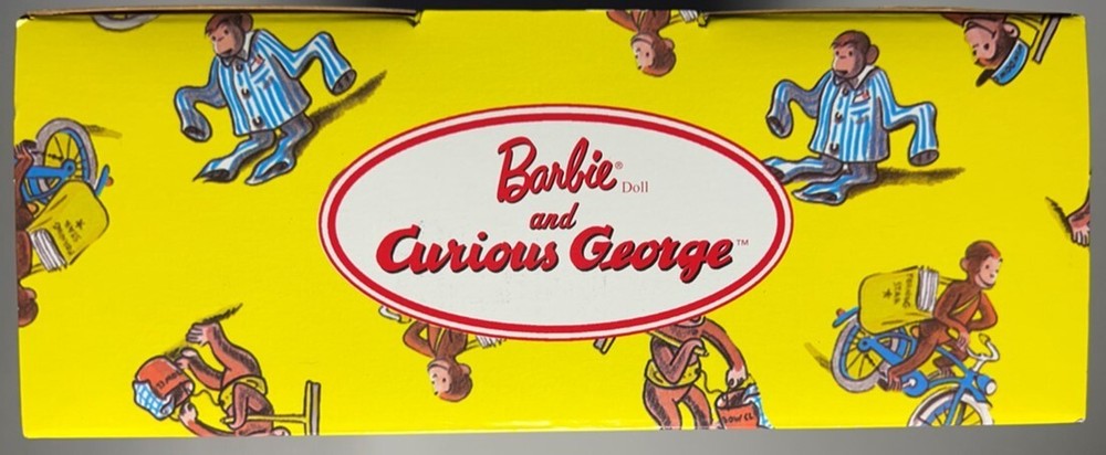 Barbie and Curious George NRFB 2000