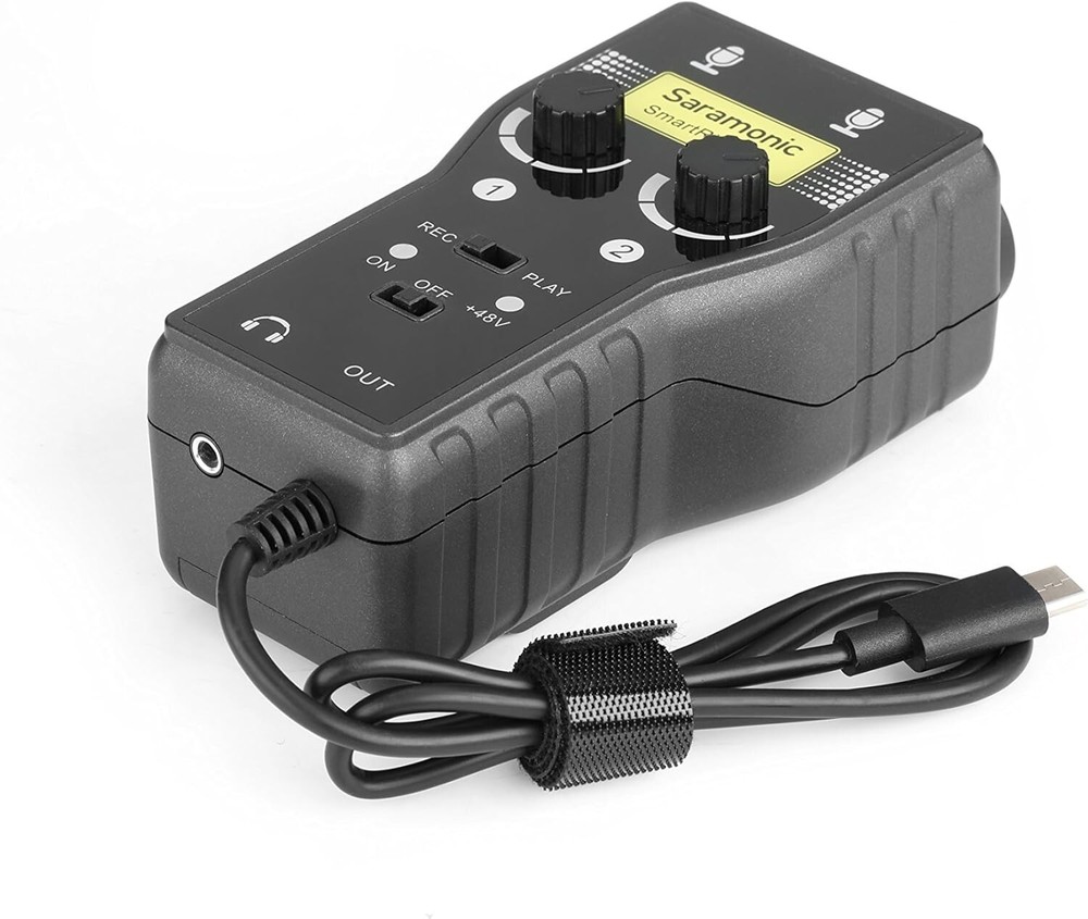 Saramonic SmartRig+UC 2-Channel USB-C Audio Interface w/XLR, 1/4" & 1/8" Inputs