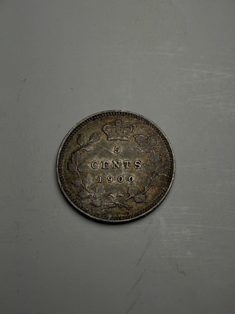 1900 Canada 5 cents