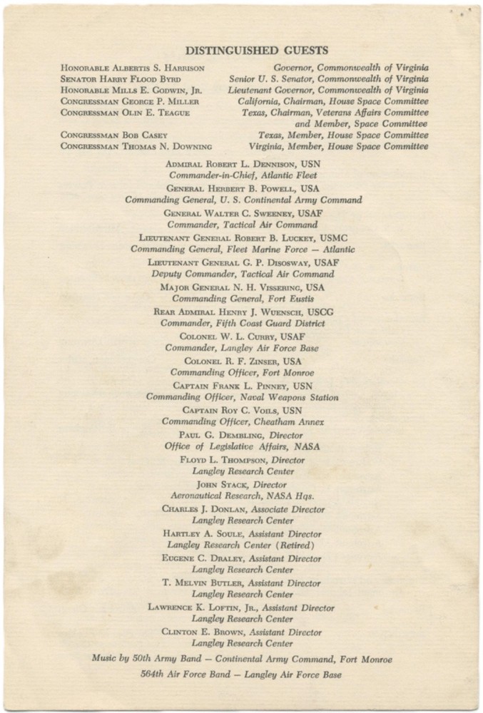 Mercury 7 Signed Crew Ceremony Program 1962