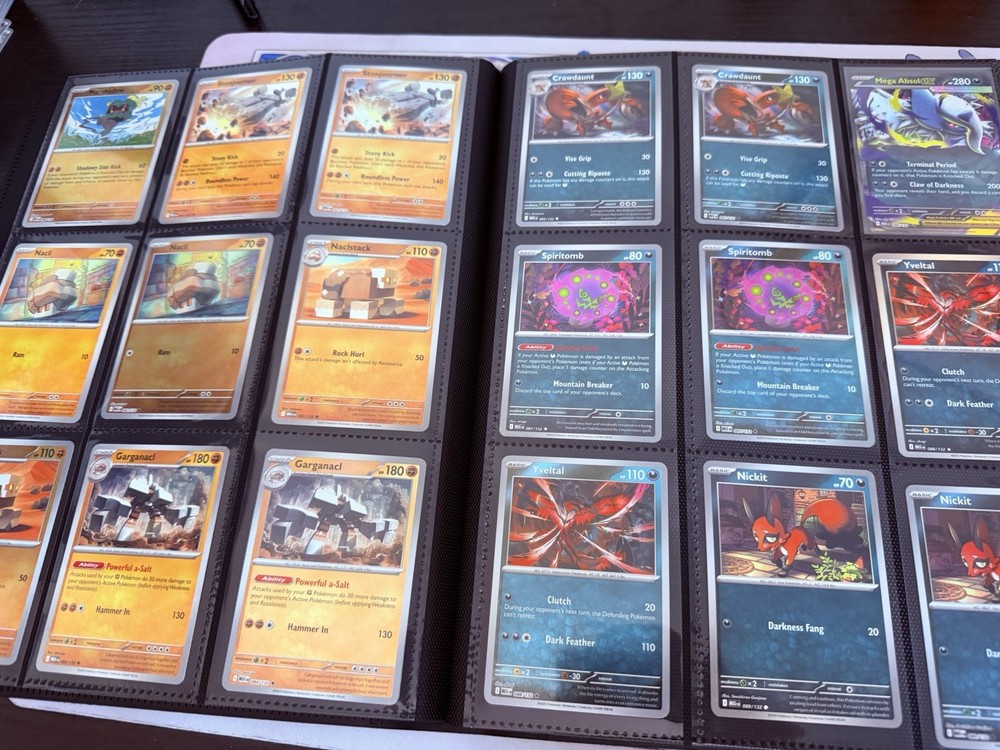 Mega Evolution 100% Complete Master Base Set with C/UC/H/RH & EXs