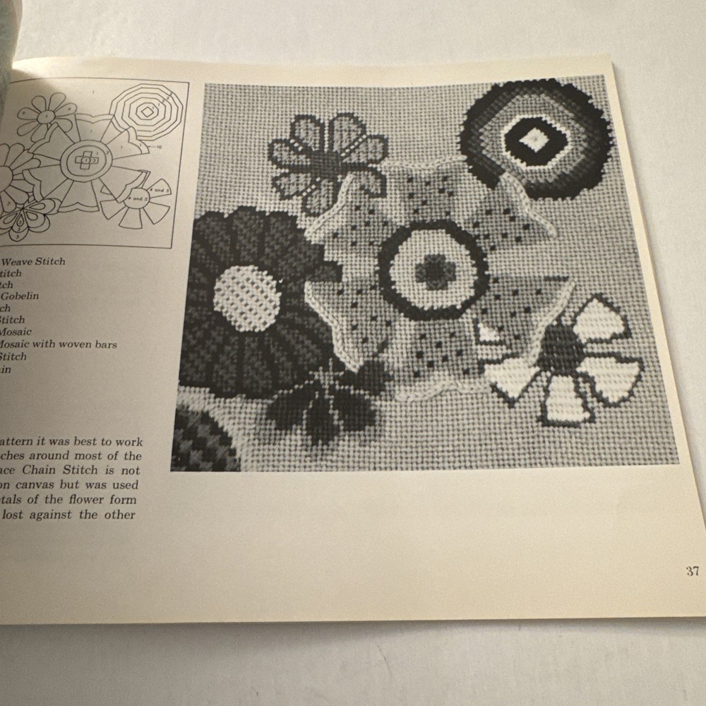 Creative Canvas Work By Elsa S. Williams Paperback 1971 X8