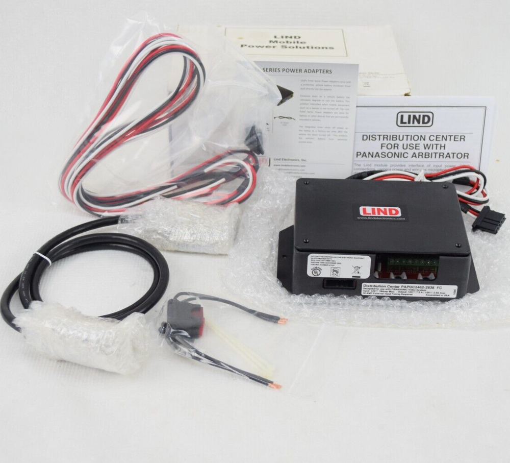 LIND Panasonic Arbitrator Police Camera System Power Distribution System