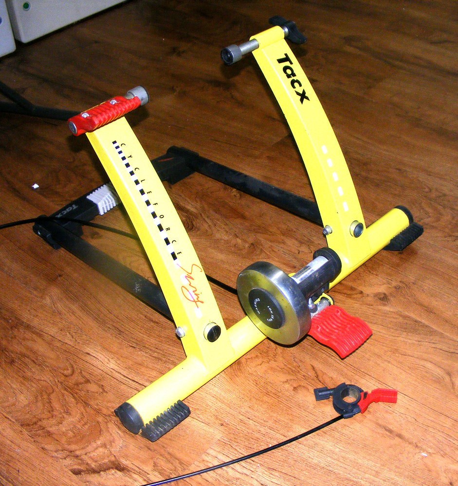 TACX-Swing Bicycle Trainer, rear wheel attachment, adjustable drag