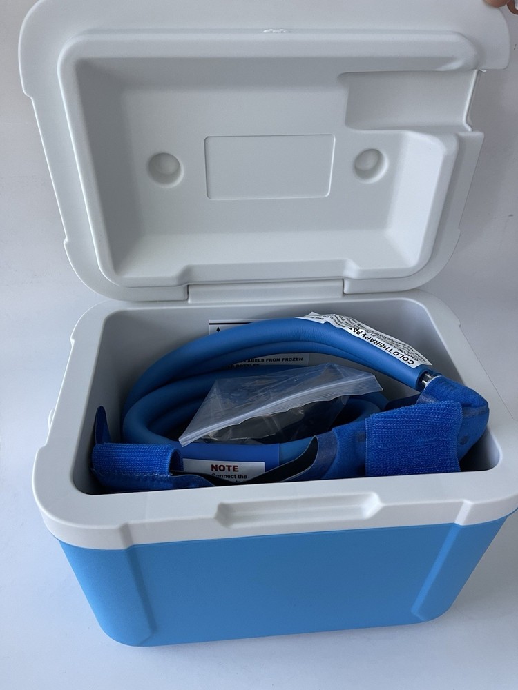 ONLYCARE Cold Therapy System Pain Relief Reusable Blue White Machine
