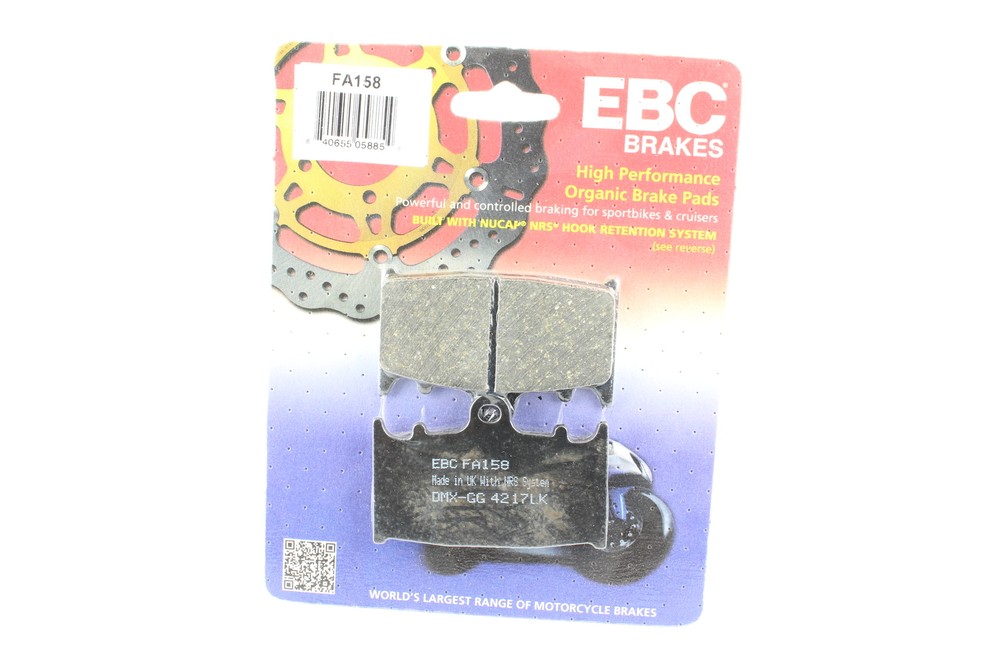 EBC High Performance Organic Brake Pads FA158 2688