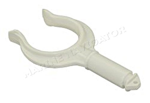 Oar Collar Row Lock White Plastic 50mm