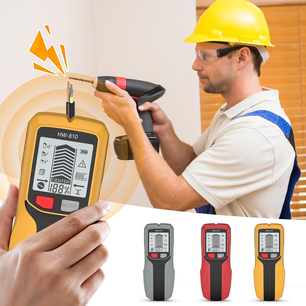 Stud Finder Wall Scanner - Electronic Stud Detector with Upgraded Smart Senso...
