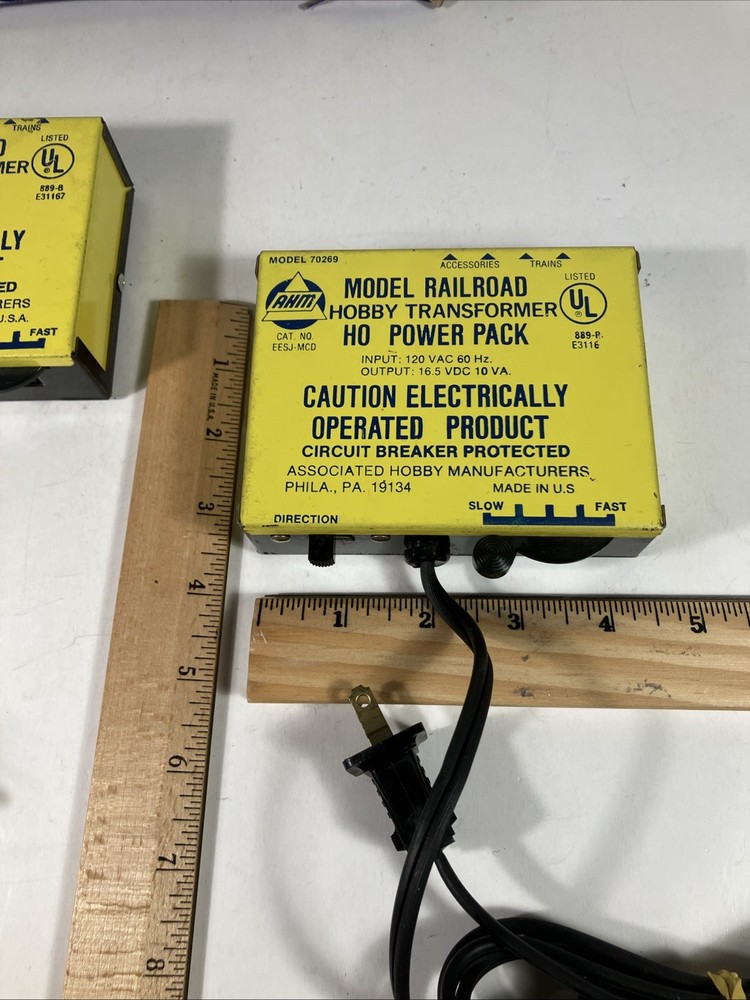 AHM Power Pack Transformers Model 70269 - Set of 2 - Tested