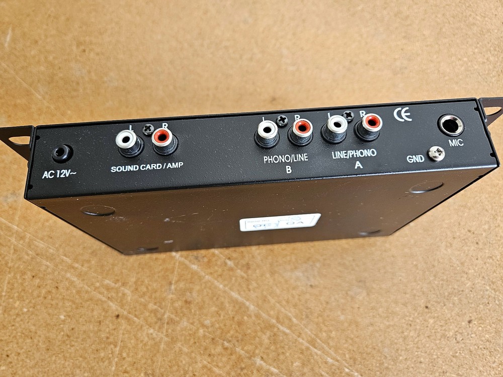 DAK 2800-pc Phono Preamp Interface Mixer w/power