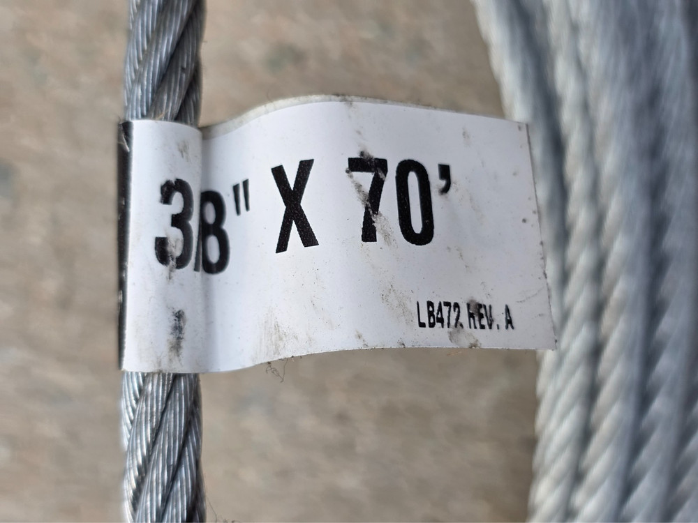 XTREME Miller 60FT SkyWalker Temporary Horizontal Lifeline Systems Kit DFCLL NEW
