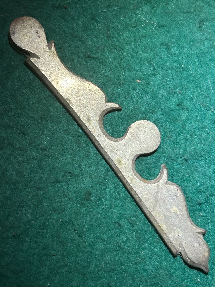 Muzzlloader 4 3/4  brass side plate NOS