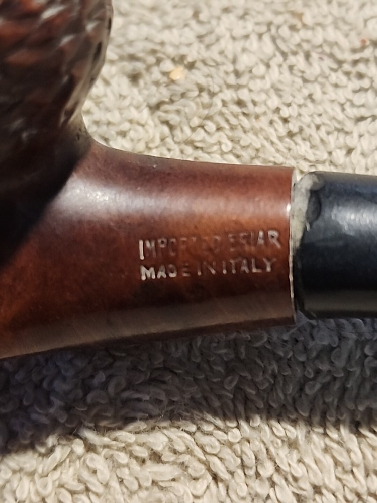Briar Imported Italy Figural Smoking Pipe