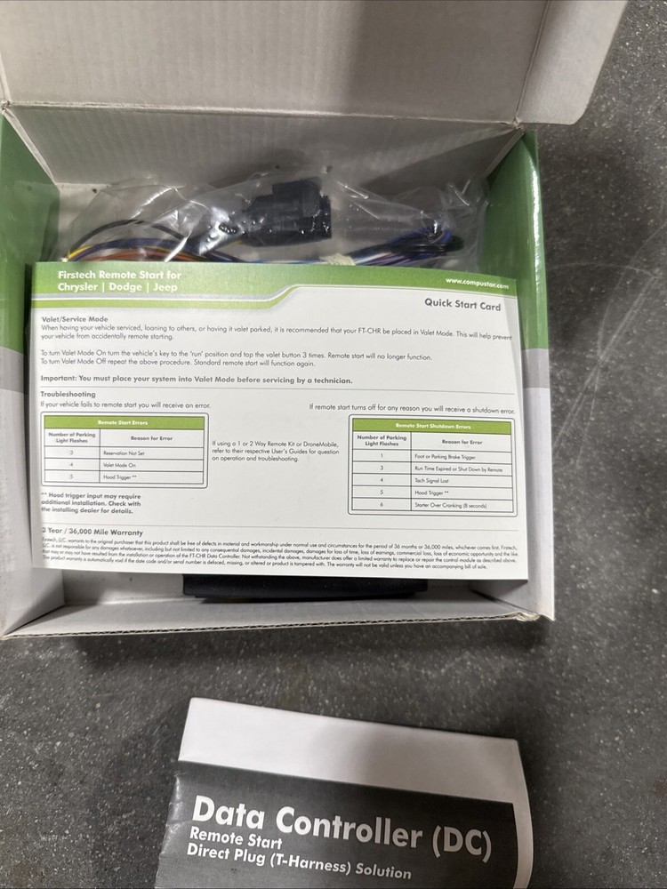 Firstech LLC Data Controller Remote Start DC For Chrysler Dodge Jeep FT-CHR1-DC