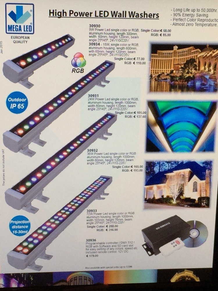 MEGA LED- 30936 LED PROGRAMABLE CONTROLLER / DMX 512