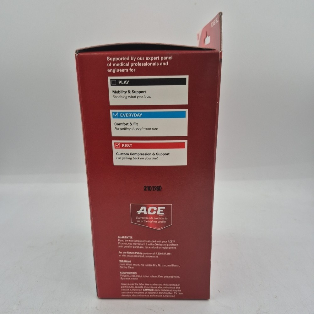 ACE Back Deluxe Stabilizer With Lumbar Support (Gray) One Size Adjustable