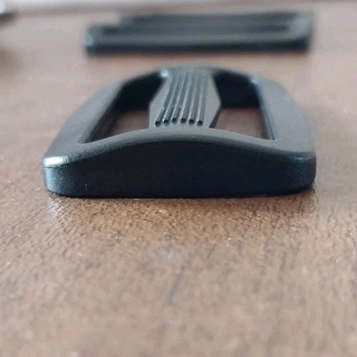 2 Inch Black Plastic Triglides