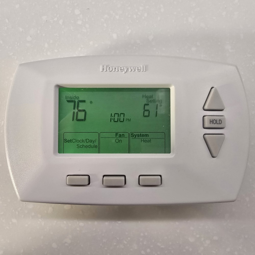 Honeywell RTH6350D1000 5-2 Programmable Thermostat White - Tested Working
