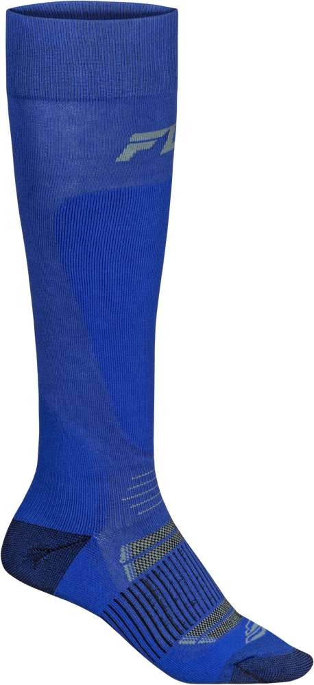 Fly Racing Midweight Wool Socks Blue