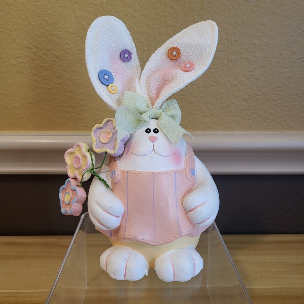 Easter Bunny Rabbit Spring 8" Resin Figurine