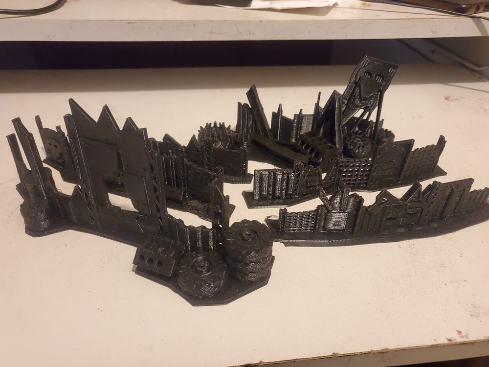 Wargaming scatter terrain kill team, orks, , Post apocalypse.