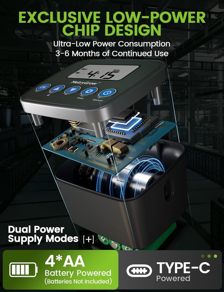 Automatic Watering System for Potted Plants, Drip Irrigation Kit System, Plan...