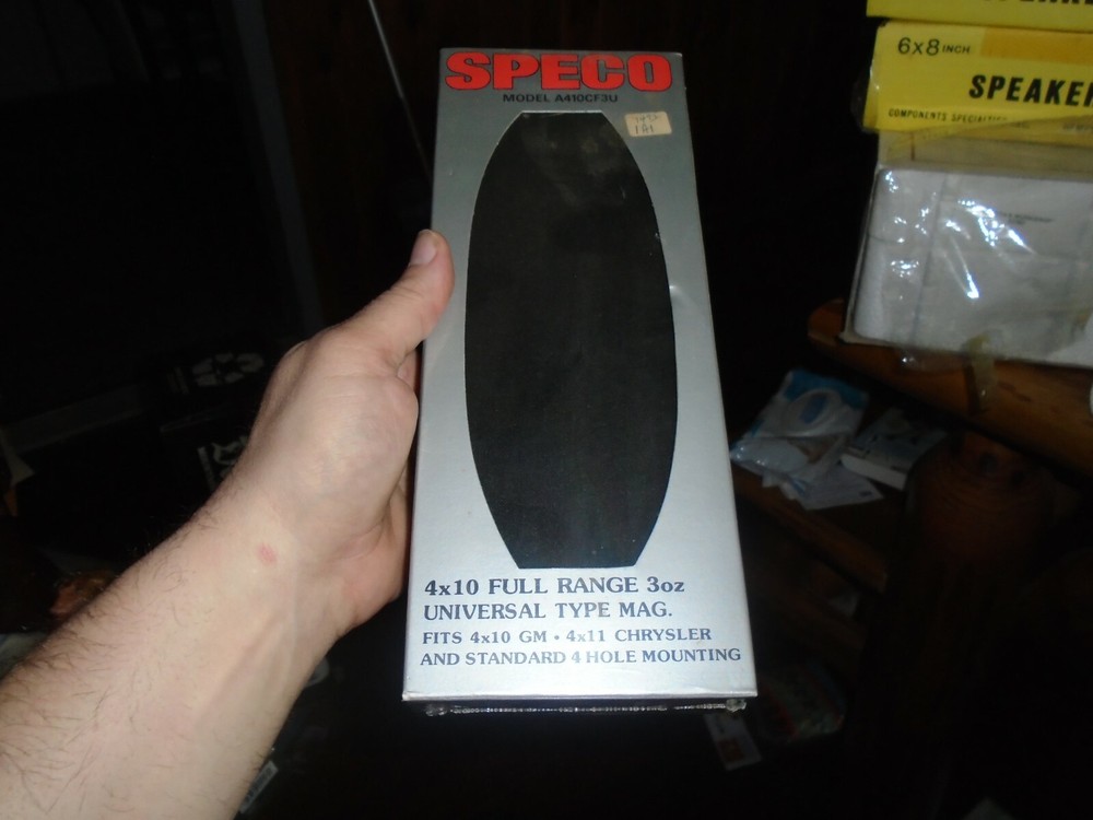 SPECO 4 x 10 Full Range 3oz Universal Type Mag Sealed