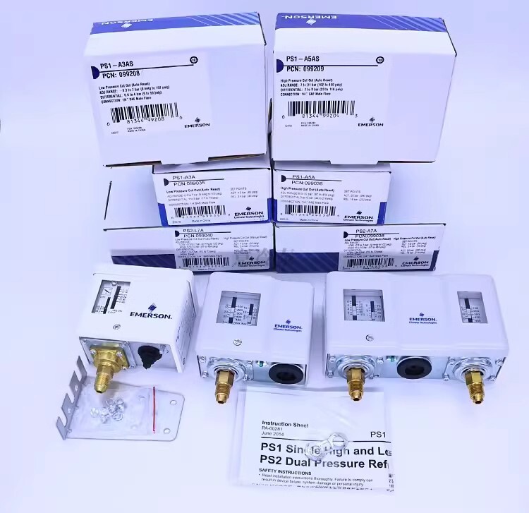 1pcs COPELAND PS1-A3A -0.3~7bar Pressure controller switch