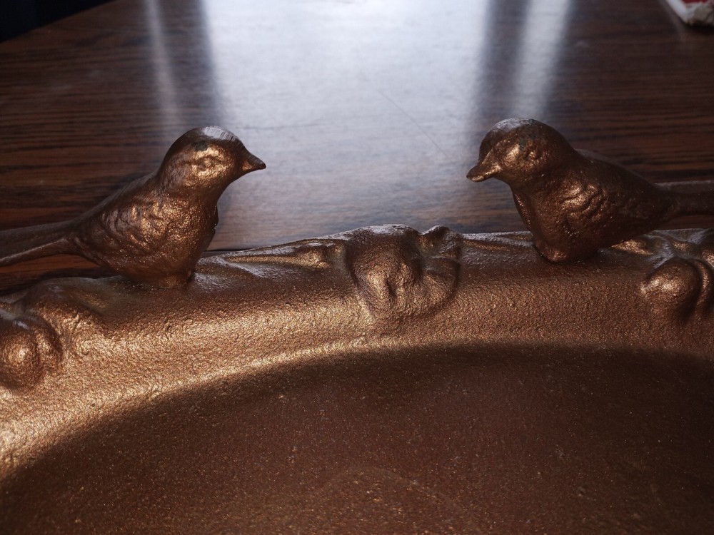 Cast Iron Bird Feeder/Platter