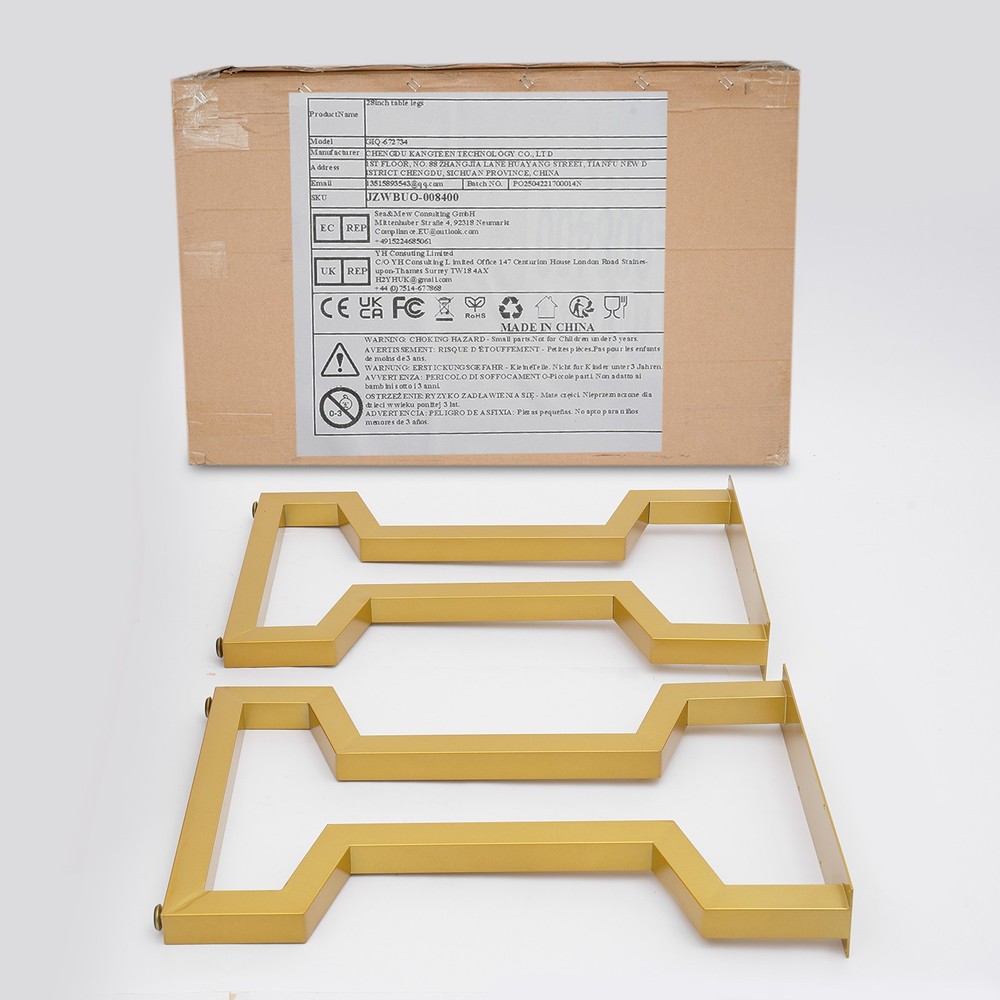 2 PCS Table Legs, 2 PCS Table Frame, Table Leg for Coffee Table Dining Table