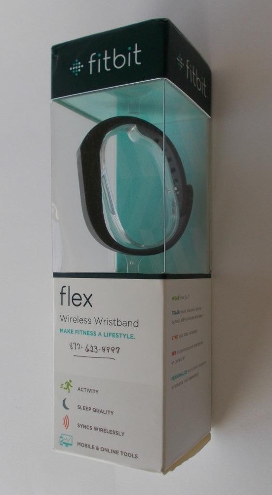 Fitbit Flex Large Small Wristbands Tracker Charging Cable Original Box No Dongle
