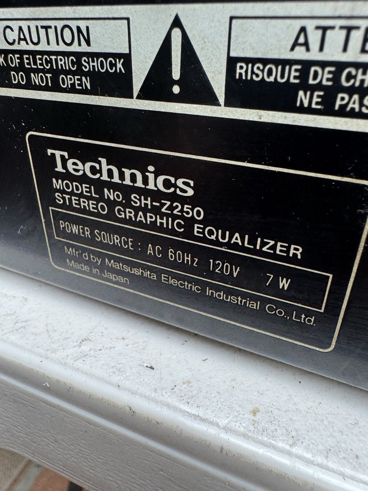 Technics SH-Z250 stereo equalizer good